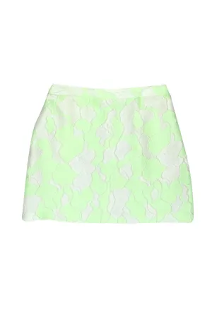 3.1 Phillip Lim - Green & White Marbled Miniskirt Sz 4