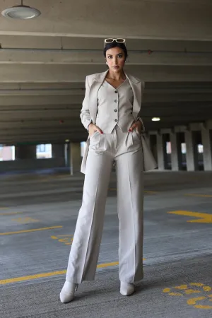 Boss Babe Pinstriped Suit