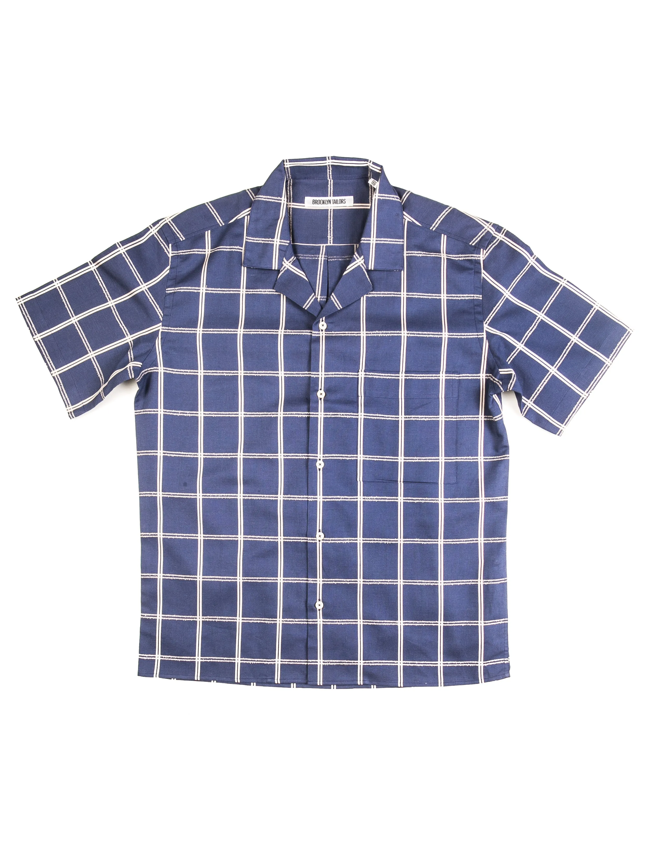 FINAL SALE: BKT18 Camp Shirt in Blue Windowpane