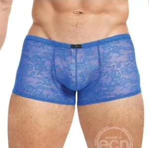 Lace King Lace Boxers Blue