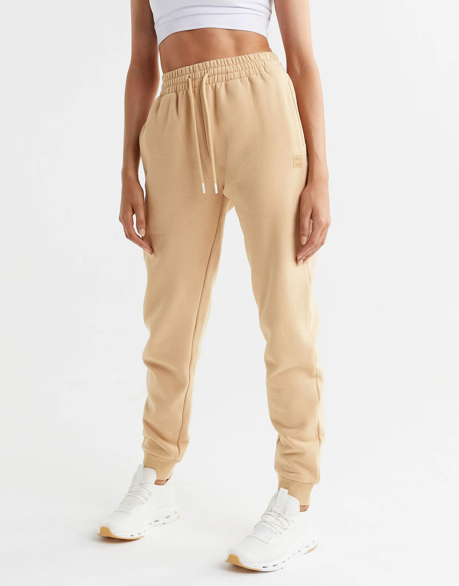 Millie Track Pants in Almond