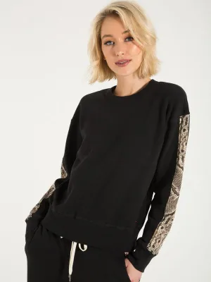 Philanthropy - Azure Sweatshirt in Sand Python