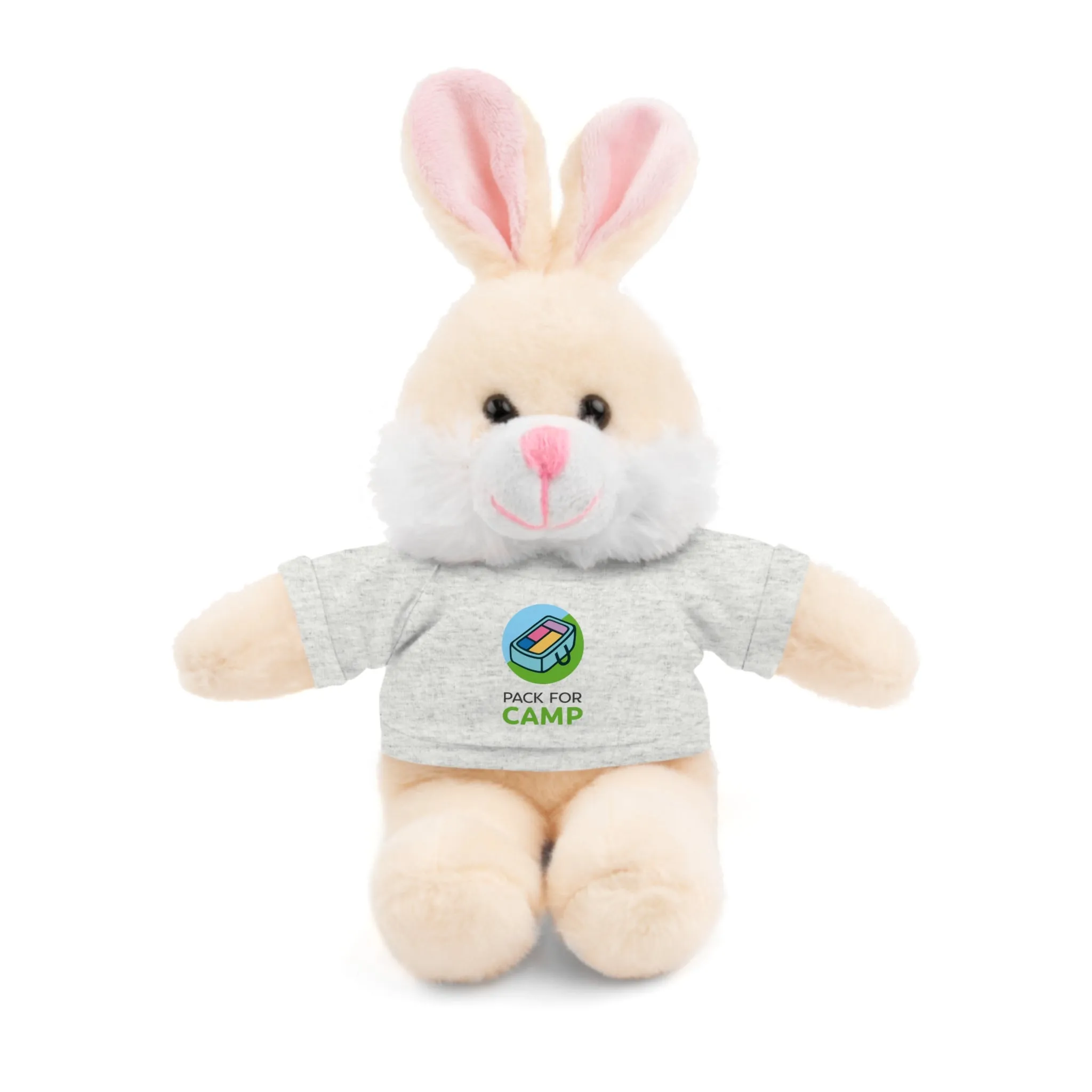 Stuffed Bunny with Logo Tee