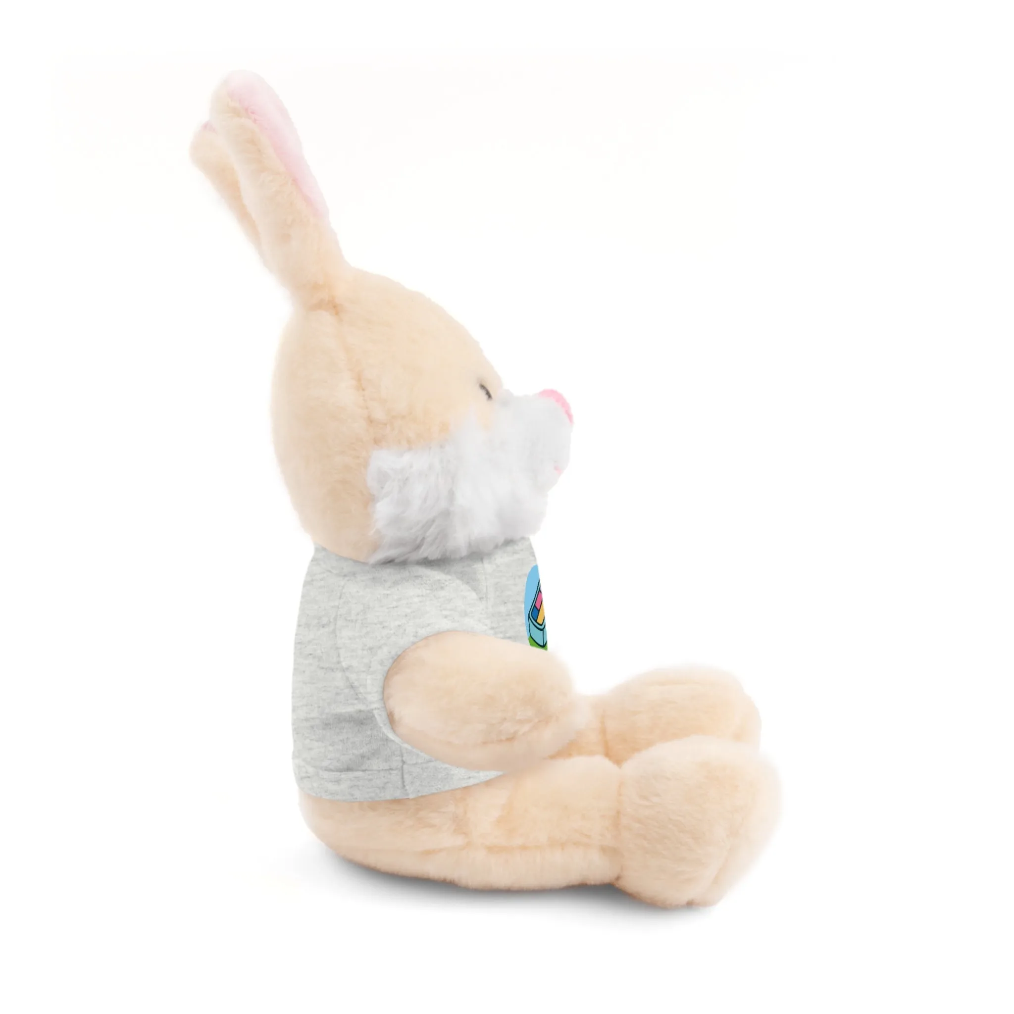 Stuffed Bunny with Logo Tee