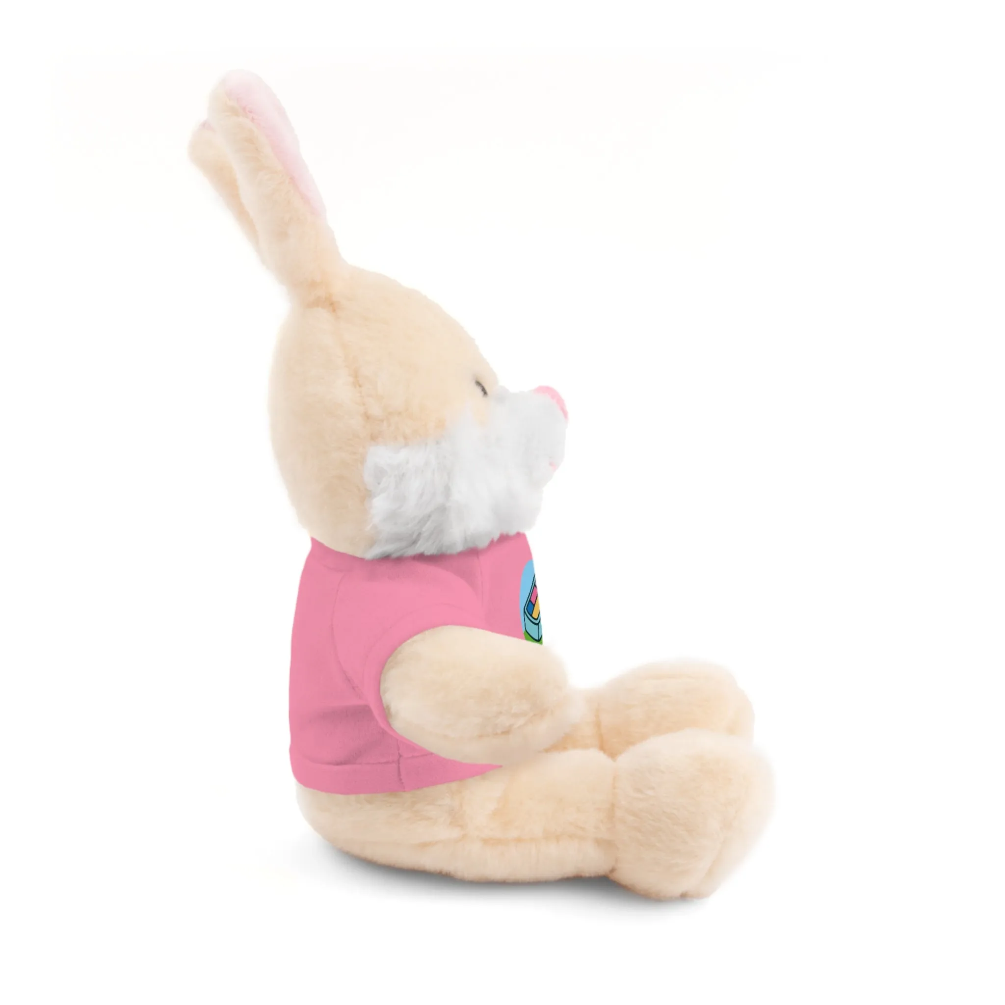 Stuffed Bunny with Logo Tee