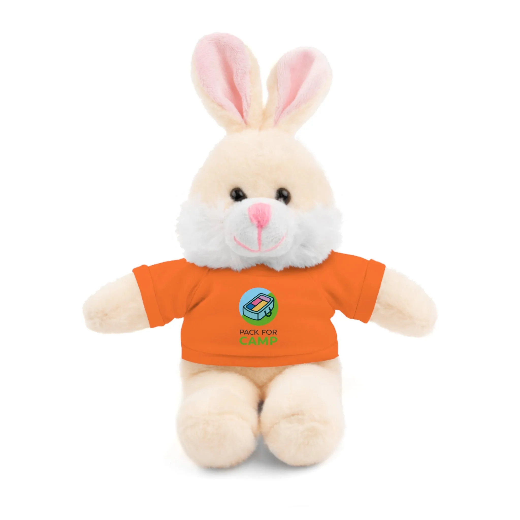 Stuffed Bunny with Logo Tee