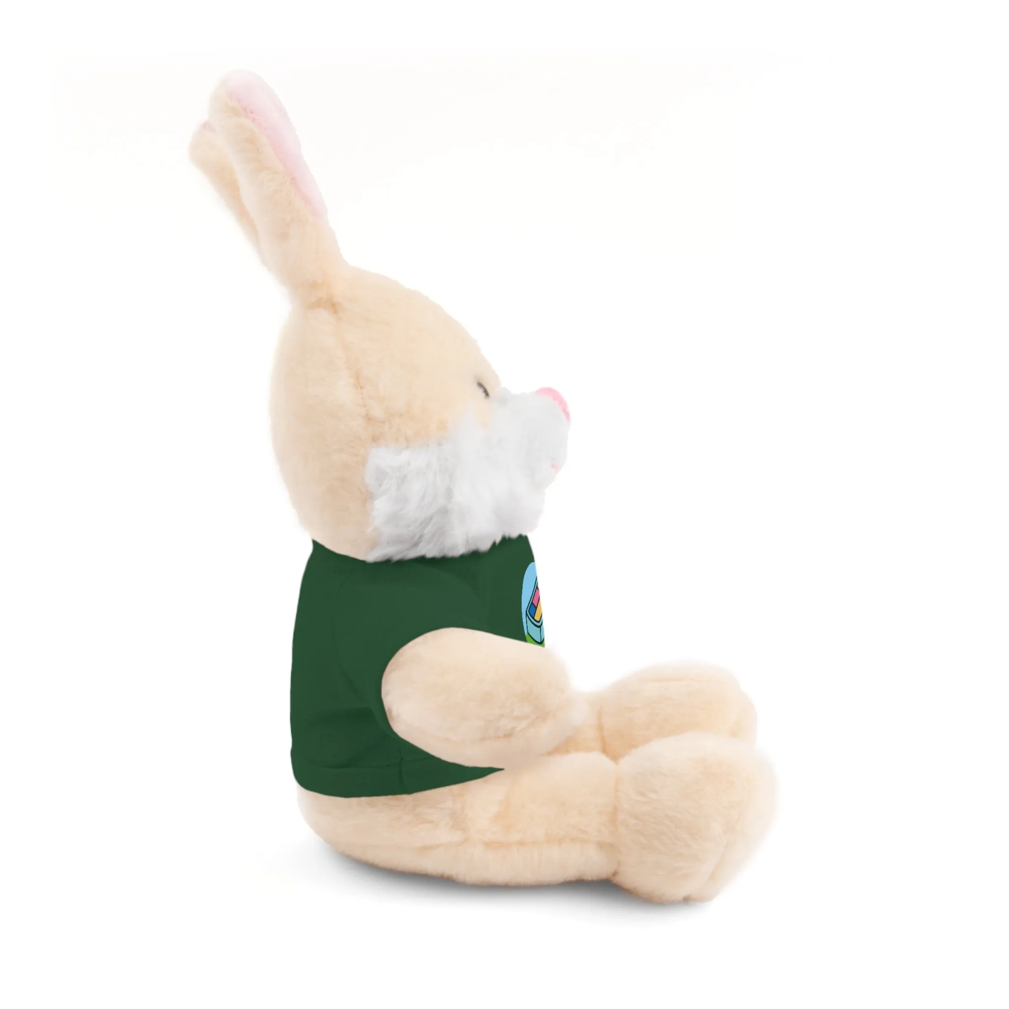 Stuffed Bunny with Logo Tee