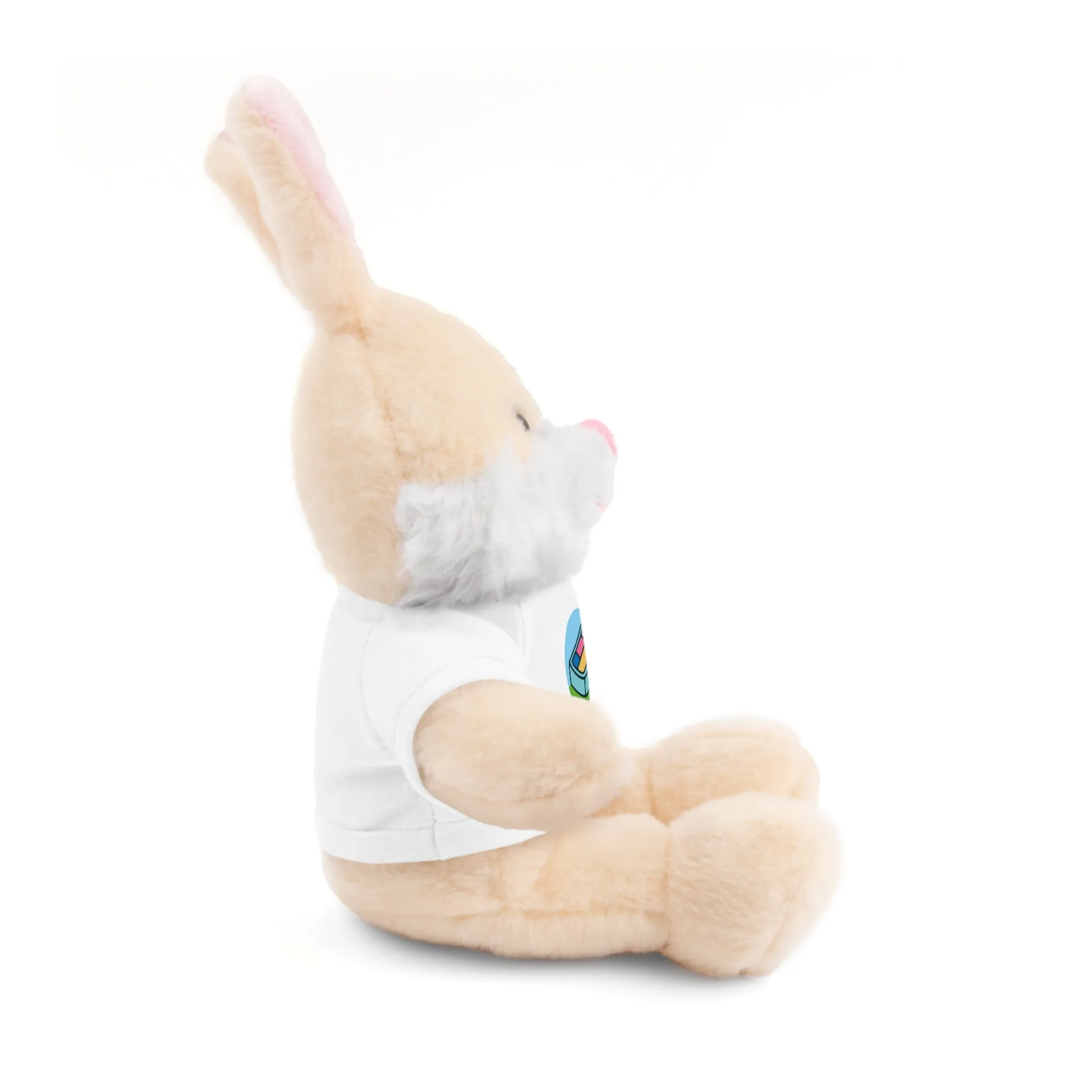 Stuffed Bunny with Logo Tee