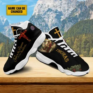 Teesdily | Customized Jesus Is The Reason For The Season Basketball Shoes, Jesus Nativity Christmas Running Shoes, Christmas Gift