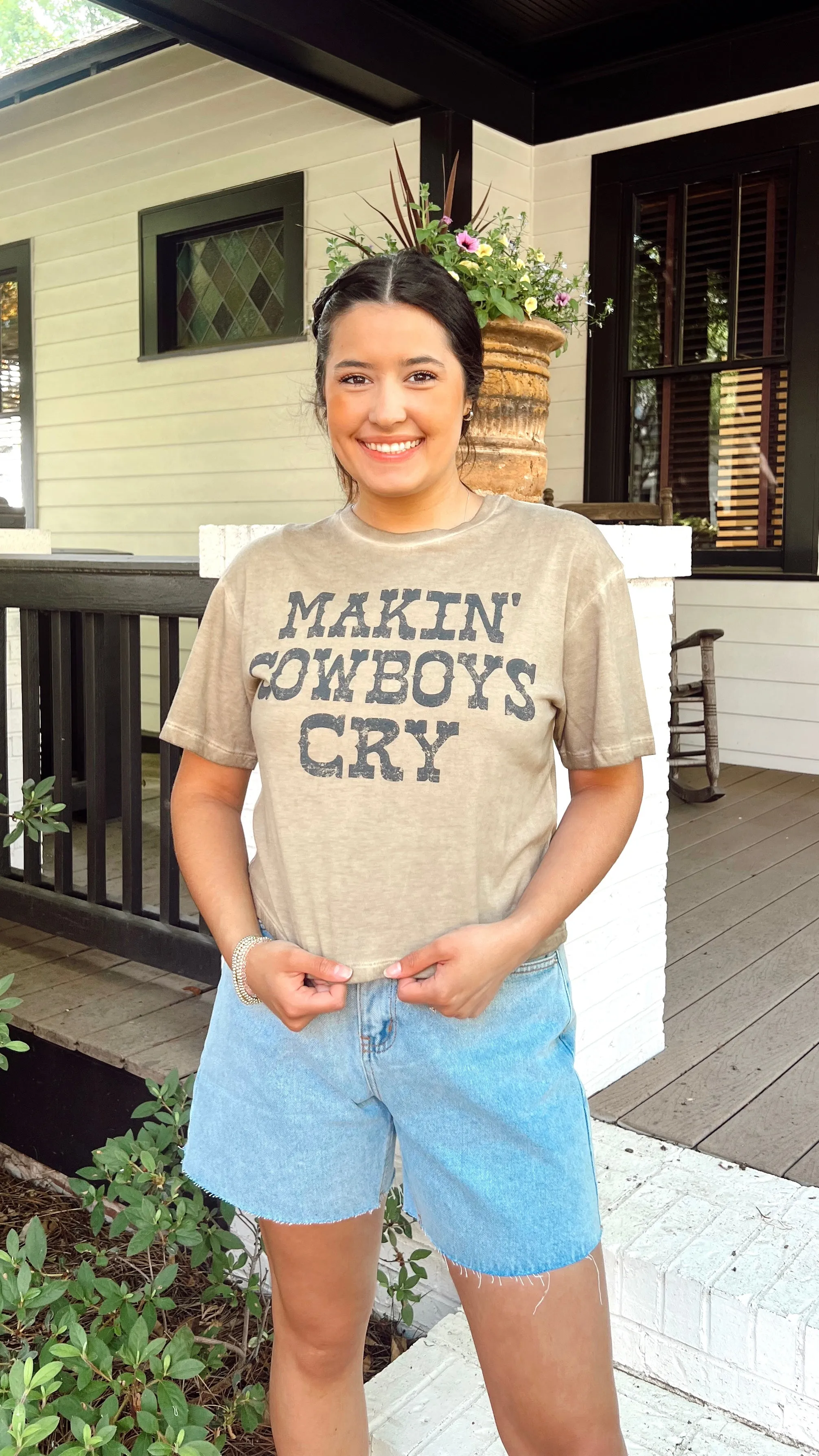 The Making Cow Boys Cry Tee