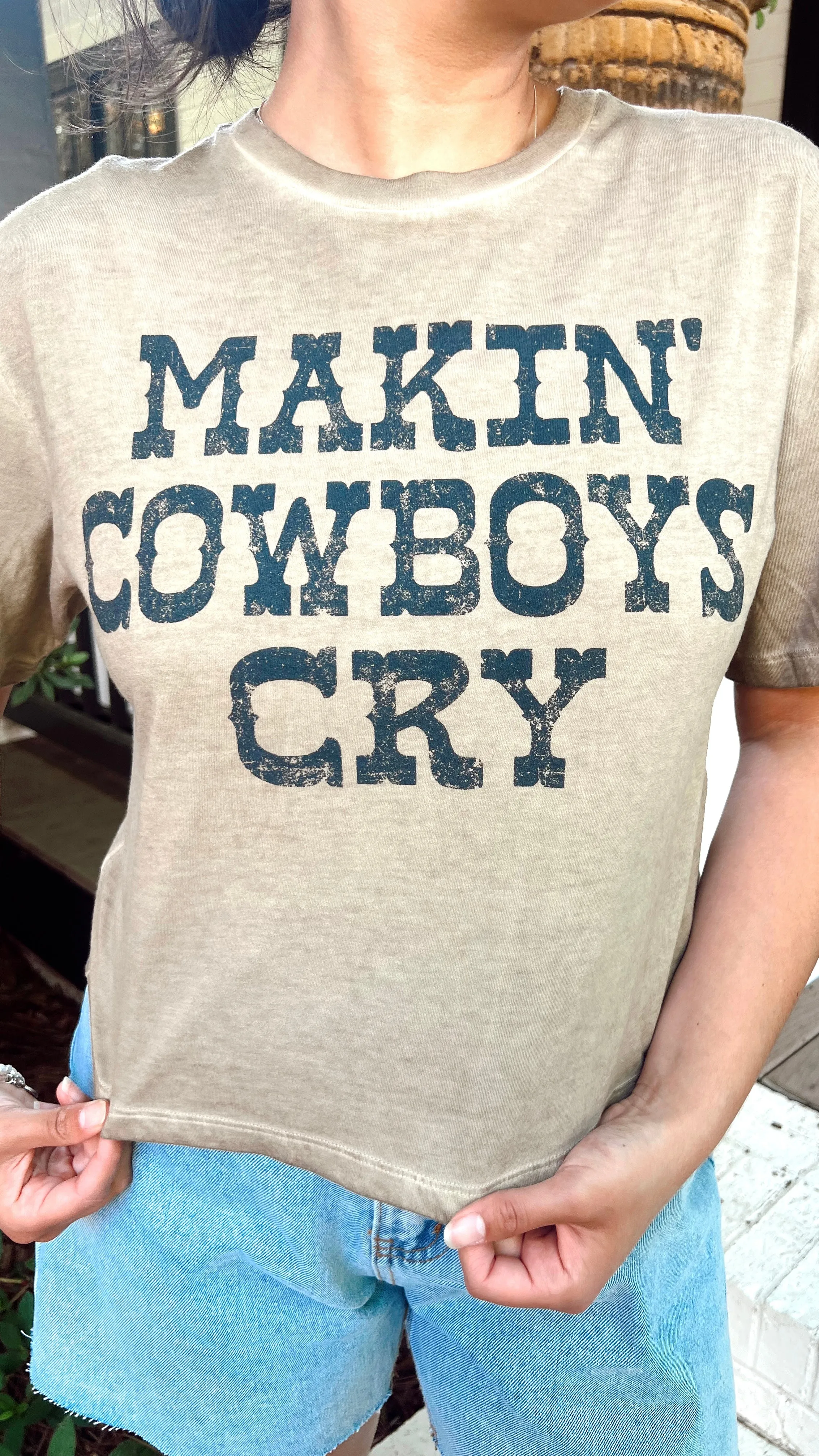 The Making Cow Boys Cry Tee