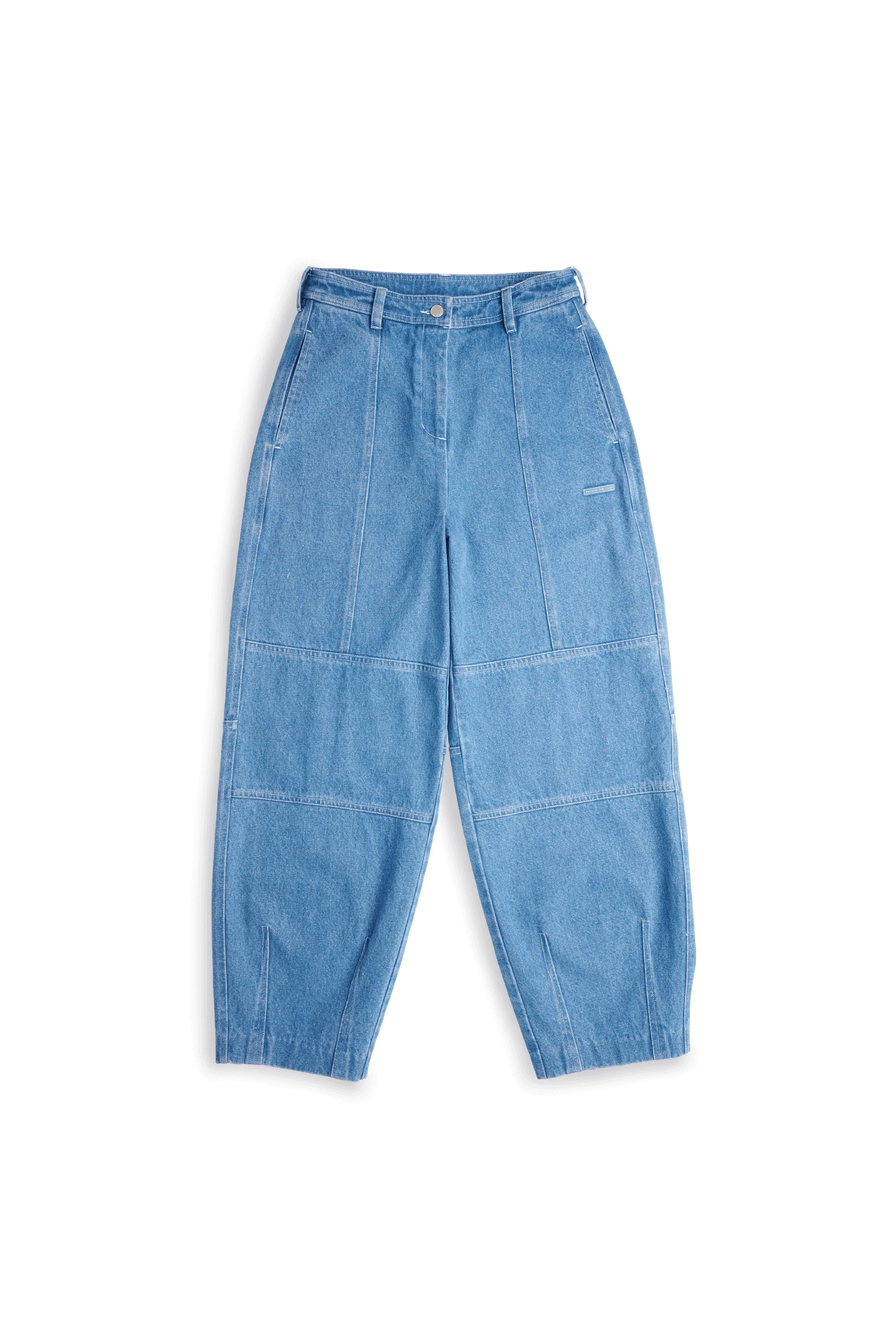 Womens Denim Relaxed Cocoon Trouser